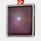 Pulsar windet von einem Neutronenstern. Ornament Aus Metall (Links)