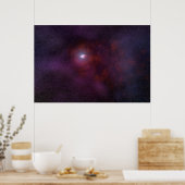 Pulsar windet von einem Neutronenstern. Poster (Küche)