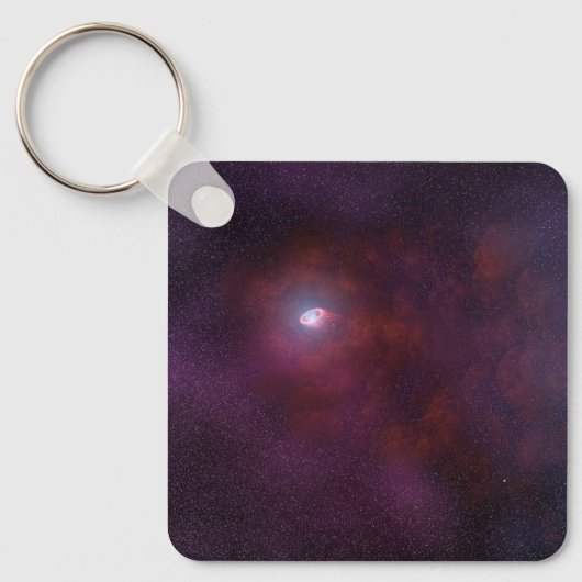 Pulsar windet von einem Neutronenstern. Schlüsselanhänger (Vorderseite)