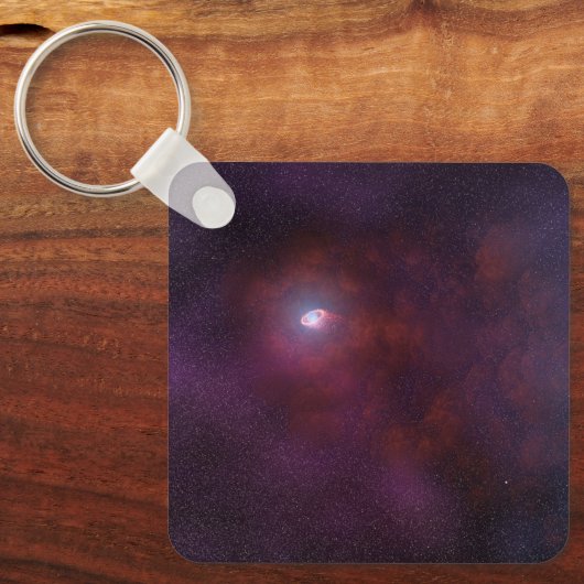 Pulsar windet von einem Neutronenstern. Schlüsselanhänger (Vorderseite)