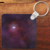 Pulsar windet von einem Neutronenstern. Schlüsselanhänger (Rückseite)