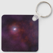 Pulsar windet von einem Neutronenstern. Schlüsselanhänger (Rückseite)