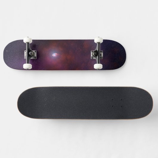 Pulsar windet von einem Neutronenstern. Skateboard (Horizontal)