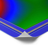 Pulsating Color Combination Poster (Ecke)