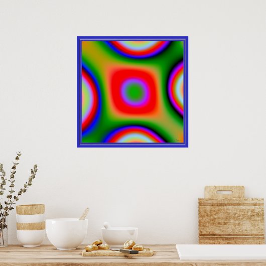 Pulsating Color Combination Poster (Küche)