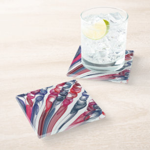 Pulsblasen-Spaß / Original / Glasuntersetzer