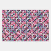 Pulsblasen-Spaß / San Telmo / Mirror-Drehung / Geschenkpapier Set (Vorderseite 3)