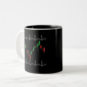 Pulse Crypto Zweifarbige Tasse (Vorderseite Links)