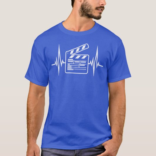 pulse heartbeat movie flap funny T-Shirt (Vorderseite)