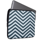 Pulse Point Bold & Blau Laptopschutzhülle (Vorne Rechts)