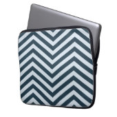 Pulse Point Bold & Blau Laptopschutzhülle (Vorderseite Links)