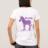 Pulse Zebra Becher T-Shirt (Rückseite)