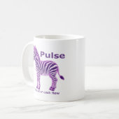 Pulse Zebratasse Kaffeetasse (Vorderseite Links)