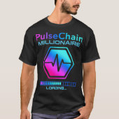 PULSECHAIN Crypto Millionaire HODL HEX Token an di T-Shirt (Vorderseite)