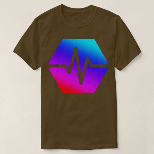 PulseChain Cryptowährung PLS Blockchain T-Shirt (Design vorne)