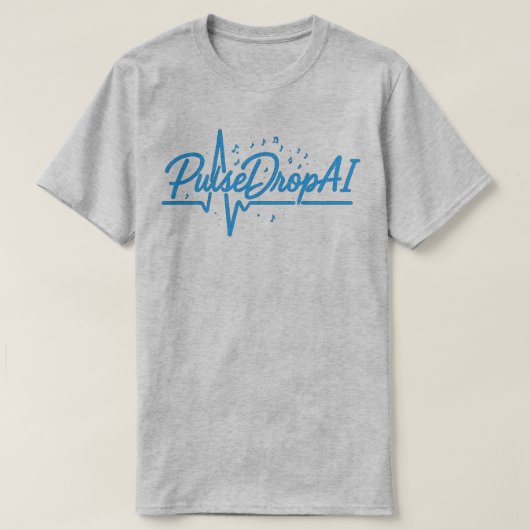 PulseDropAI – Lo-Fi-Ausrüstung für Träumer & Beatm T-Shirt (Design vorne)