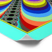 Pulsende Blume Poster (Ecke)