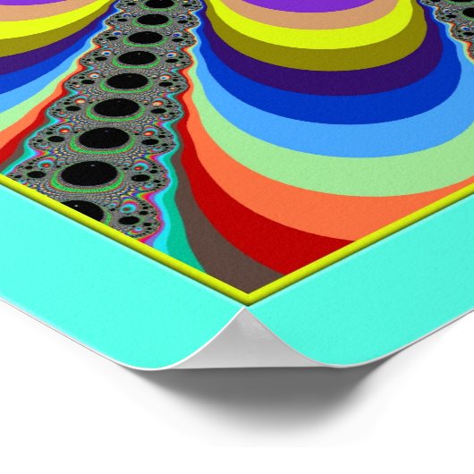 Pulsende Blume Poster (Ecke)