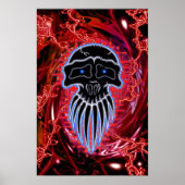 Pulsrotes Design Poster (Vorne)