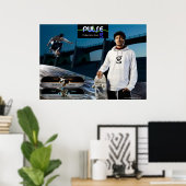 Pulssammlung - Skateboard-Poster Poster (Heimbüro)