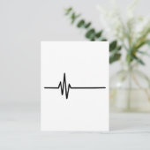 Pulsschlag Postkarte (Stehend Vorderseite)