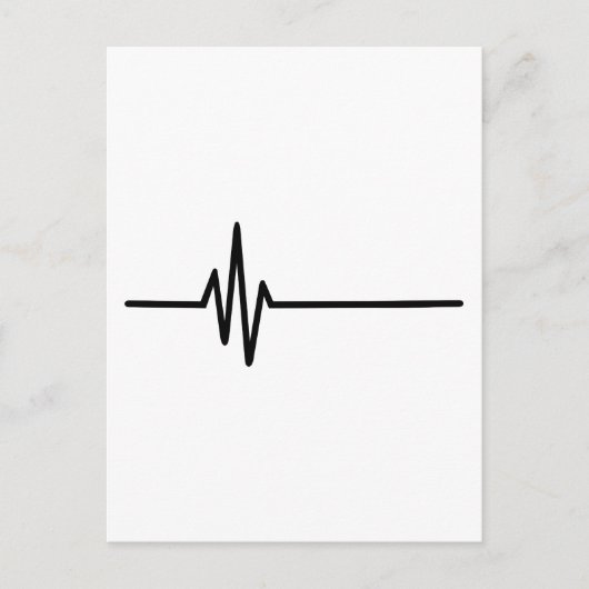 Pulsschlag Postkarte (Vorderseite)