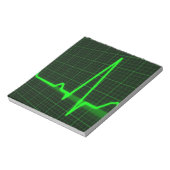 Pulsspurmuster Notizblock (Rotiert)