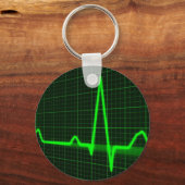 Pulsspurmuster Schlüsselanhänger (Vorderseite)