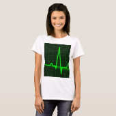 Pulsspurmuster T-Shirt (Vorne ganz)