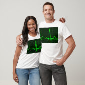 Pulsspurmuster T-Shirt (Unisex)