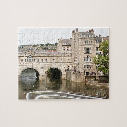 Pulteney Bridge, Avon River, Bath, England Puzzle (Horizontal)
