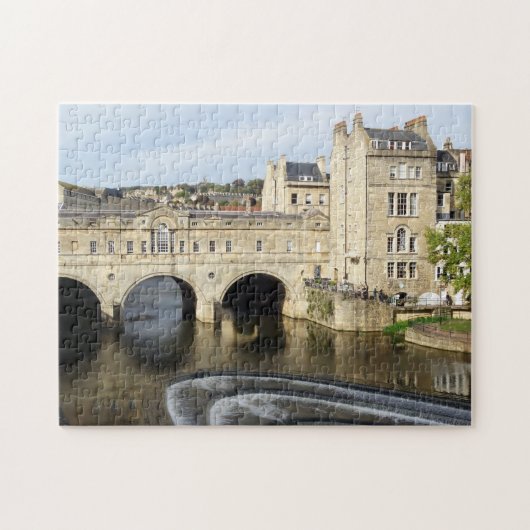 Pulteney Bridge und River Avon, Bath, England Puzzle (Horizontal)
