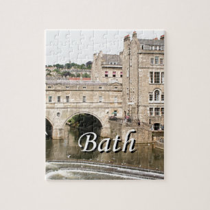 Pulteney Brücke, Avon-Fluss, Bad, England 2 Puzzle