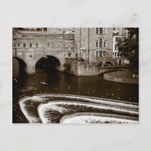 Pulteney Weir Bath Postkarte