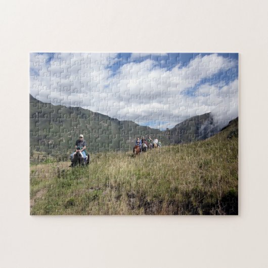 Pululahua Vulkan-Krater, Ecuador-Puzzlespiel Puzzle (Horizontal)