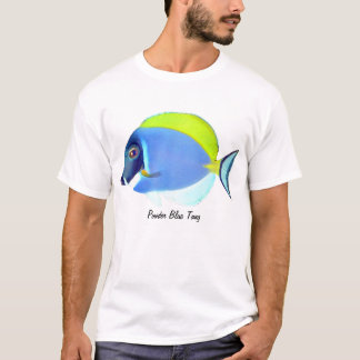 Pulver-Blau-Geruch-T - Shirt