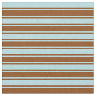 Pulver Blau und braun farbige Linien Stoff