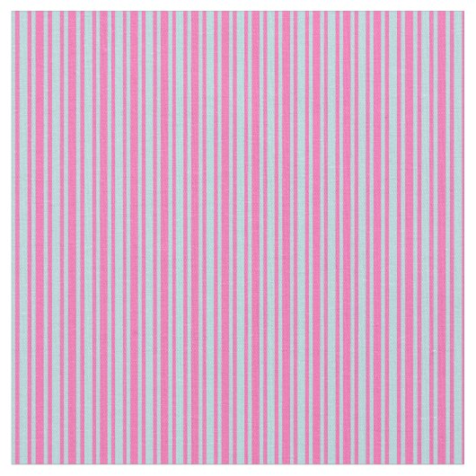 Pulver Blau- und Hot-Pink-farbene Linien Stoff (Nahaufnahme)