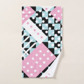 Pulver blau und rosa badhandtuch set (Handtuch)