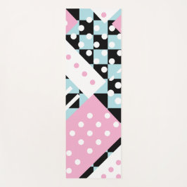 Pulver blau und rosa yogamatte