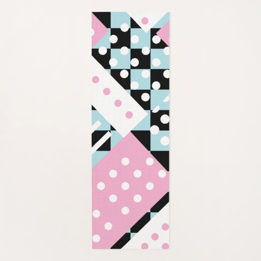 Pulver blau und rosa yogamatte (Vorderseite)