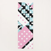 Pulver blau und rosa yogamatte (Rückseite)