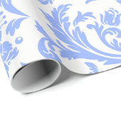 Pulver-, Blau- und Weißblütendampfer Geschenkpapier (Rolleneckpunkt)