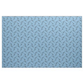 Pulver Blaue Lacrosse Schwarze Sticks Gemustert Stoff (Fat Quarter (45,7 x 55,9 cm))