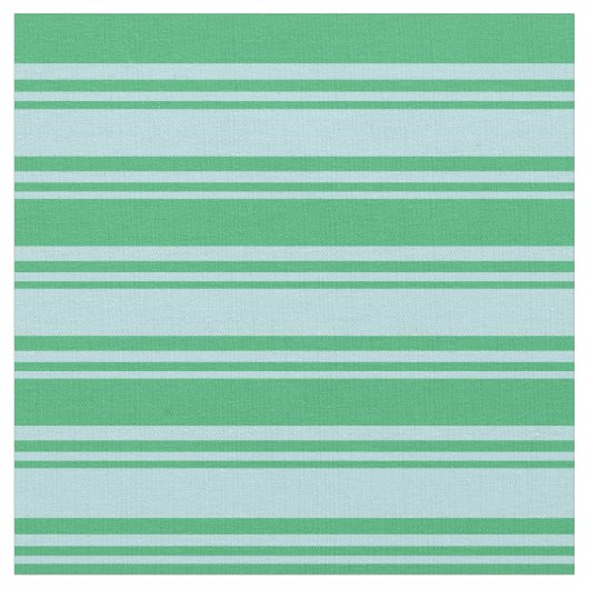 Pulver Blaue und grüne Streifen Stoff (Nahaufnahme)