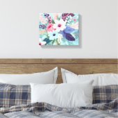 Pulver Blauer Blossom Leinwanddruck (Insitu (Schlafzimmer))
