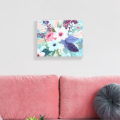 Pulver Blauer Blossom Leinwanddruck (Insitu (Wohnzimmer))
