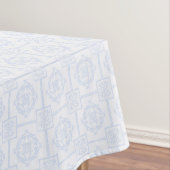 Pulver Blaues Bambus - asiatisches Pattern Tablecl Tischdecke (Beispiel)
