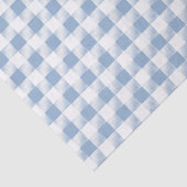 Pulver Blaues Kariertes Muster Seidenpapier (Ausschnitt)