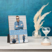 Pulver Blue Abschluss Foto Fotoplatte (Seite)